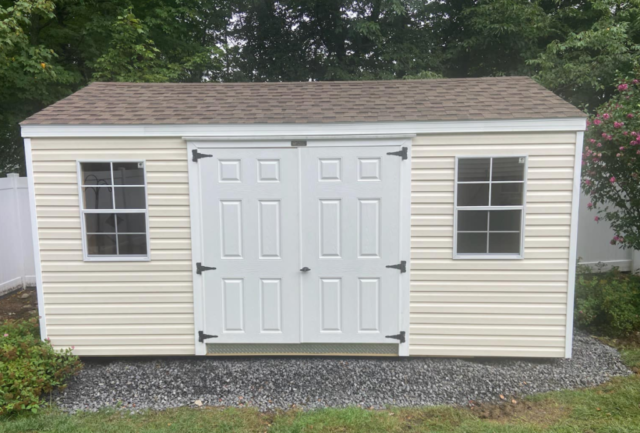 custom shed in cream sheds for sale near me