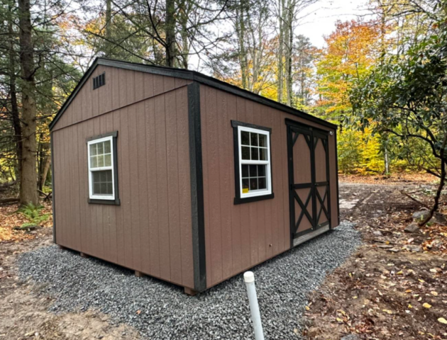 brown shed for sale lake ariel, pa