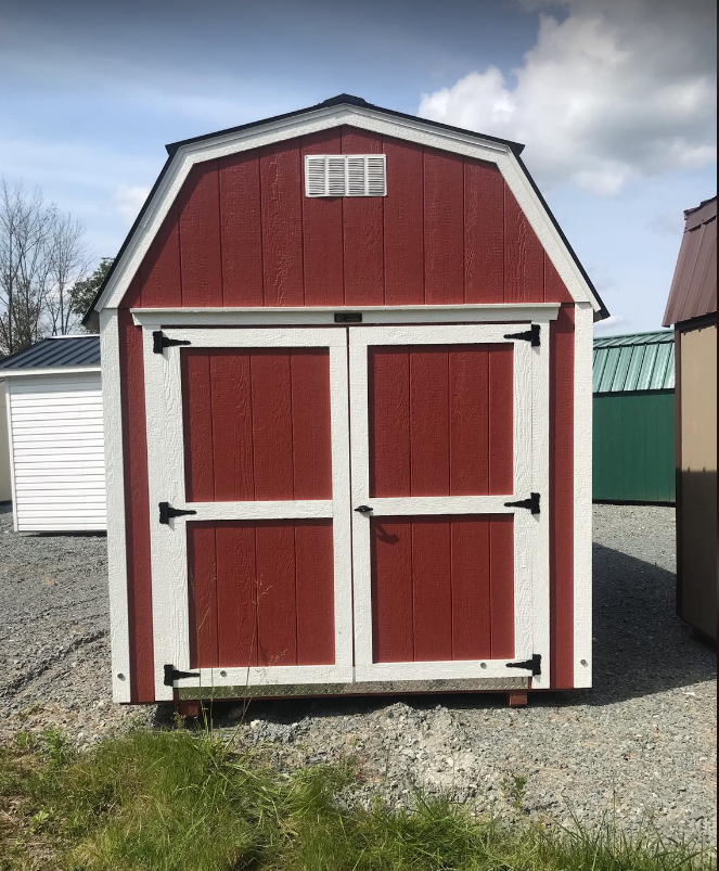8x16 red barn lake ariel sheds for sale
